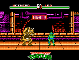 Teenage Mutant Ninja Turtles: Tournament Fighters Game Screenshot
