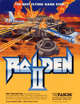 Raiden II Game Screenshot